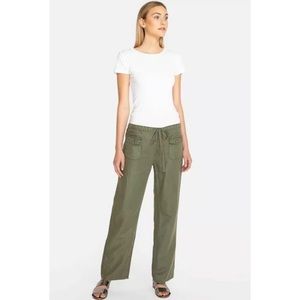 Johnny Was Drawstring Pants Army Green